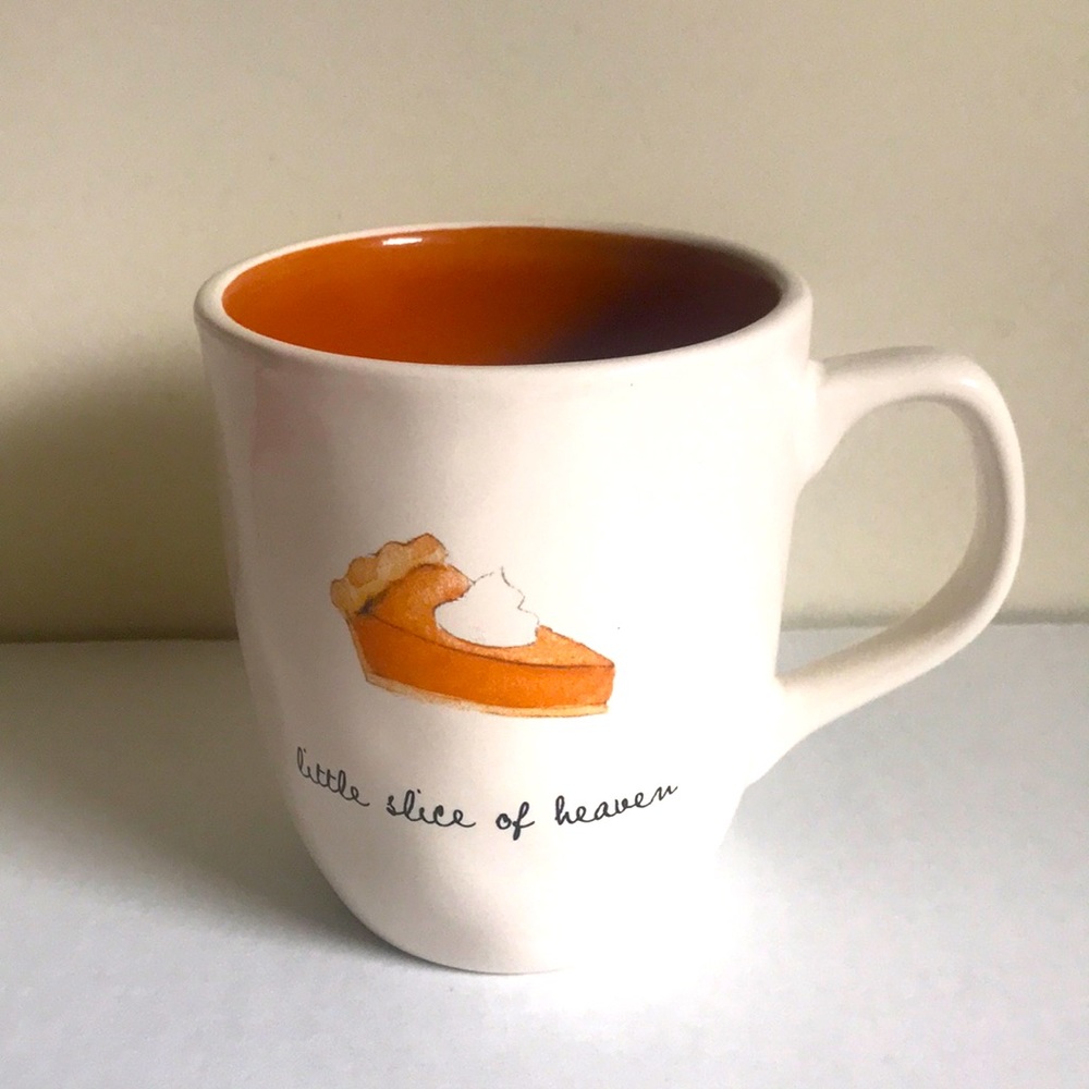 Rae Dunn Orange Interior "little Slice Of Heaven"